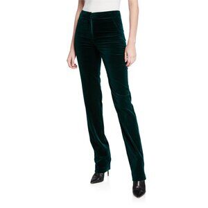 NWT $198 ELIE TAHARI BLACK WOOL BLEND JILLIAN SLIM PANTS SIZE 2